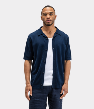 Butcher of Blue clifden knit shirt alaska blue