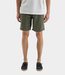 Butcher of Blue Loner linen short dk. granite green – luchtige heren short van linnen met comfortabele pasvorm en moderne zomerse uitstraling