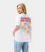 Catwalk Junkie Oversized graphic T-shirt off white – modern dames T-shirt met opvallende graphic print en comfortabele oversized fit