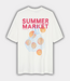 Catwalk Junkie Oversized graphic T-shirt off white – modern dames T-shirt met opvallende graphic print en comfortabele oversized fit