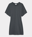 Catwalk Junkie T-shirt dress dark grey – comfortabele dames jurk met oversized T-shirt fit en minimalistische casual uitstraling