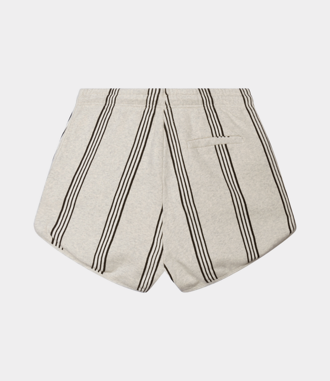 10Days Easy shorts stripes soft white melee – comfortable women’s shorts with striped design and relaxed casual fit