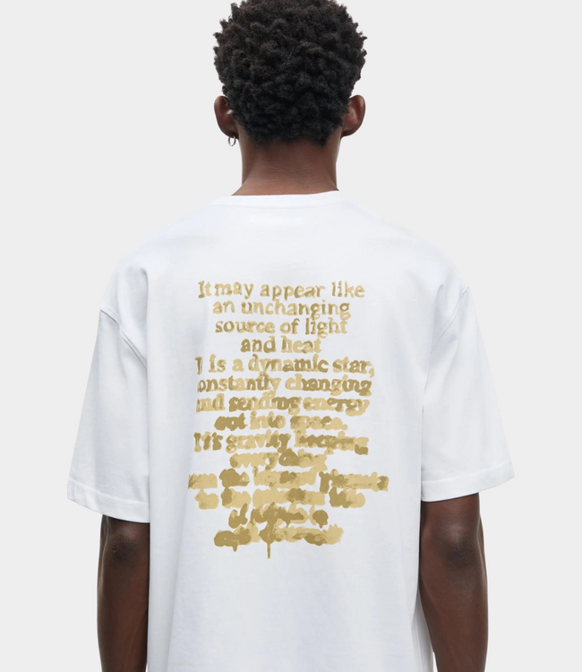 Samsoe Samsoe Sasteven T-shirt yellow melt – comfortabel heren T-shirt met minimalistische uitstraling en moderne regular fit