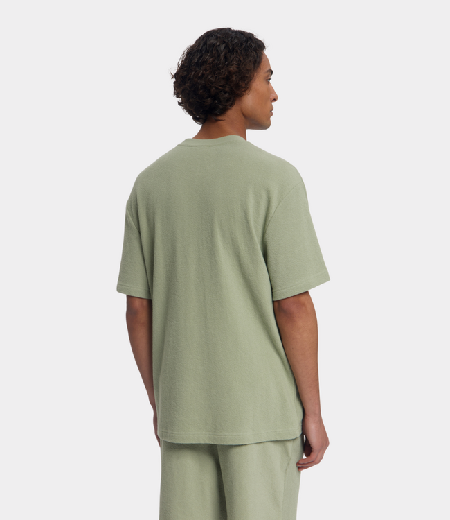 Law of the Sea Notos terry tee tea – comfortabel heren T-shirt van zachte badstof met moderne casual pasvorm