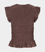 MbyM Venlora-M Amya top brown lilac – stijlvolle dames top met aangesloten pasvorm en moderne minimalistische uitstraling