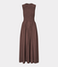 MbyM Sorellia-M Amya dress brown lilac – elegante dames jurk met aangesloten pasvorm en moderne minimalistische uitstraling