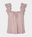 MbyM solaya-m even stripe blouse thin red stripe