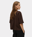MbyM Emrys-M Betsy T-shirt java – comfortable women’s T-shirt with minimalist design and modern casual fit