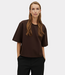 MbyM Emrys-M Betsy T-shirt java – comfortable women’s T-shirt with minimalist design and modern casual fit