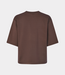 MbyM Emrys-M Betsy T-shirt java – comfortabel dames T-shirt met minimalistische uitstraling en moderne casual pasvorm