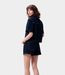 Catwalk Junkie Short sleeve denim blouse dark blue – stijlvolle dames denim blouse met korte mouwen en moderne relaxed fit