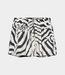 Catwalk Junkie pull on zebra shorts sandshell