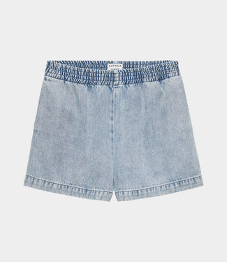 Catwalk Junkie pull on denim shorts light blue