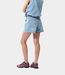 Catwalk Junkie Denim shorts with elastic waistband blue – comfortabele dames denim short met elastische tailleband en moderne casual pasvorm