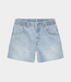 Catwalk Junkie Denim shorts with elastic waistband blue – comfortabele dames denim short met elastische tailleband en moderne casual pasvorm