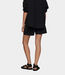 10Days Wide shorts linen black – luchtige dames linnen short met wijde pasvorm en moderne minimalistische uitstraling