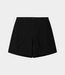 10Days Wide shorts linen black – luchtige dames linnen short met wijde pasvorm en moderne minimalistische uitstraling