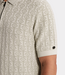 Cast Iron Polo s/s fit ajour silver birch – stylish men’s polo with ajour texture and modern comfortable fit