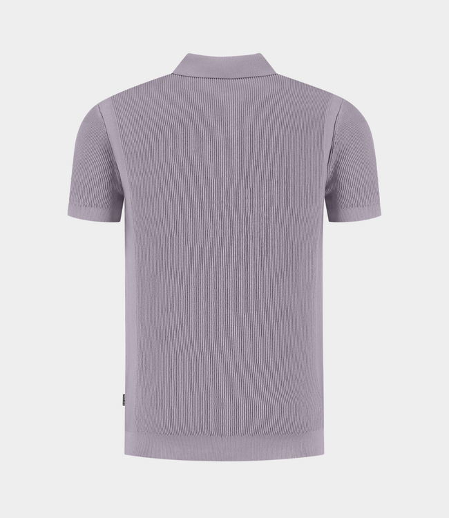 Saint Steve Saint Steve Evan s polo washed purple 250491-80025