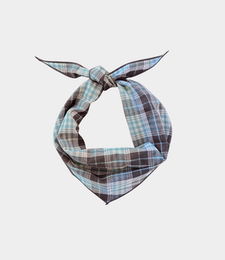 Bonnie Studios Plaid Scarf brown