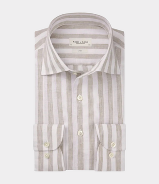 Profuomo shirt one piece sf beige