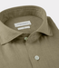 Profuomo Shirt cutaway sf m.green – stylish men’s shirt with cutaway collar and modern comfortable fit