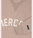 Mercer The Mercer logo sweat cognac – premium heren sweater met minimalistisch logo en comfortabele moderne pasvorm