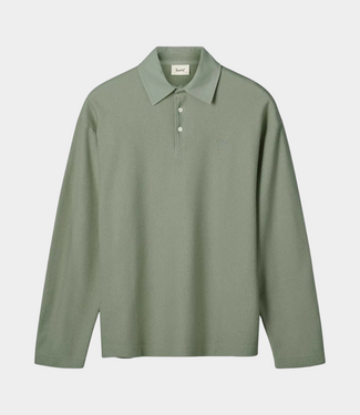 Foret herb textured polo green oxide
