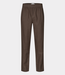 Samsoe Samsoe Sajabari X trousers turkish coffee – stijlvolle heren broek van linnen met relaxed fit en moderne minimalistische uitstraling