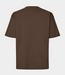 Samsoe Samsoe Joel T-shirt turkish coffee – modern heren T-shirt van biologisch katoen met loose fit en minimalistische uitstraling