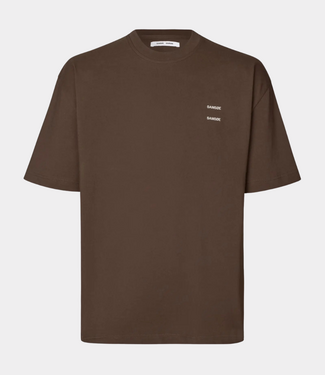 Samsoe Samsoe joel t-shirt turkish coffee