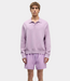 Samsoe Samsoe Sanino polo regal orchid mel. – stijlvolle heren polo knit met loose fit en moderne Scandinavische uitstraling
