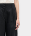 Samsoe Samsoe Saiben trousers black – elegante dames linnen broek met wide leg pasvorm en moderne minimalistische uitstraling