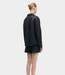 Samsoe Samsoe Saiben shirt black – elegante dames linnen blouse met relaxed fit en moderne minimalistische uitstraling