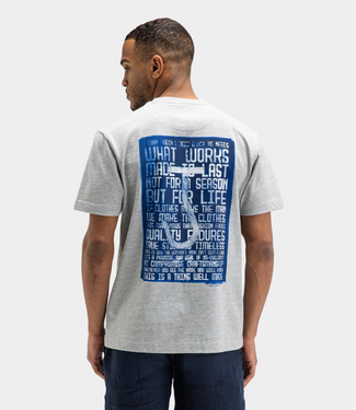 Butcher of Blue manifest loose tee grey melange