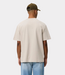 Les Deux Crew T-shirt light sand – oversized heren T-shirt van biologisch katoen met heavyweight kwaliteit en moderne streetwear uitstraling