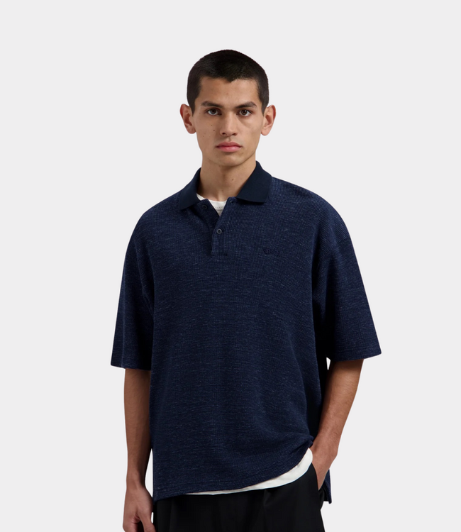 Olaf Signature texture polo navy