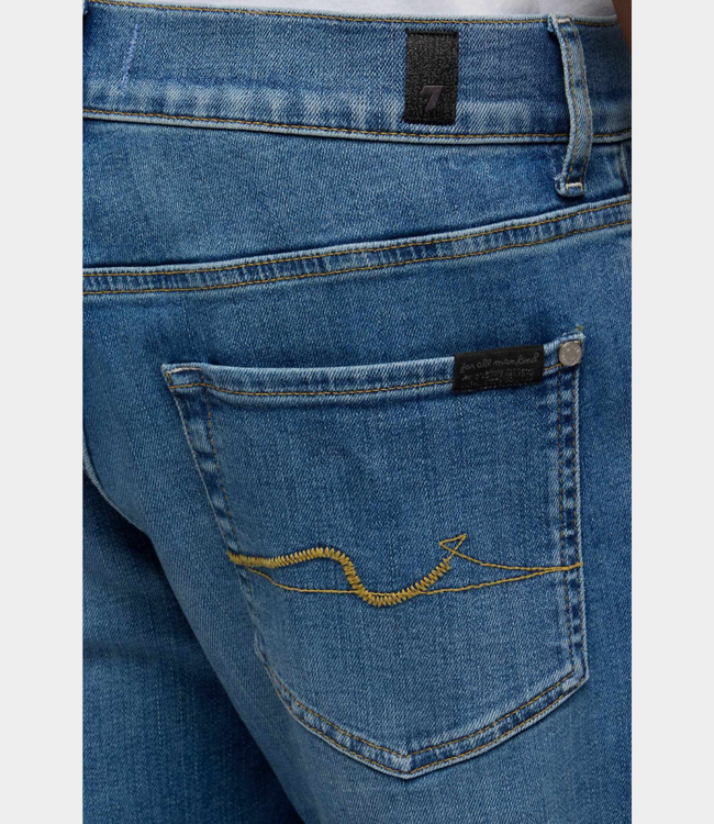 For All Mankind Slimmy tapered jeans wavefrom light blue – premium heren jeans met tapered fit, Luxe Performance denim en moderne washed uitstraling