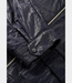 Krakatau QW570 jacket dark night – oversized dames field jacket met crinkle nylon, verborgen capuchon en moderne technical uitstraling