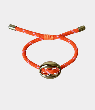 Bonnie Studios Bean Bracelet orange stripe
