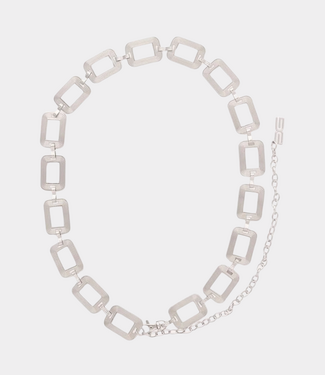 Gestuz gzchannie chain belt silver