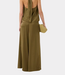 Gestuz GZcerina HW pants military olive – elegante dames pantalon met hoge taille, wijde pijpen en moderne Scandinavische tailoring
