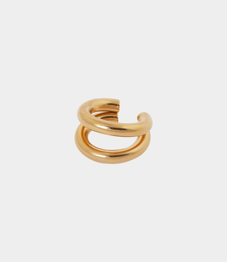 Label Kiki Double trouble ear cuff gold