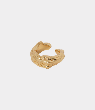 Label Kiki Rock solid ear cuff gold