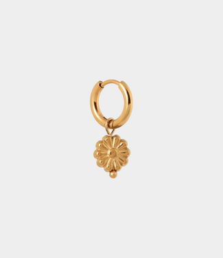 Label Kiki Golden bloom hoop gold