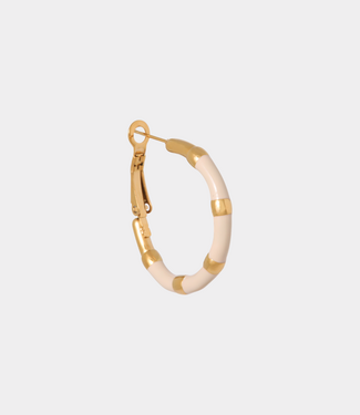 Label Kiki Beige hoola hoop gold