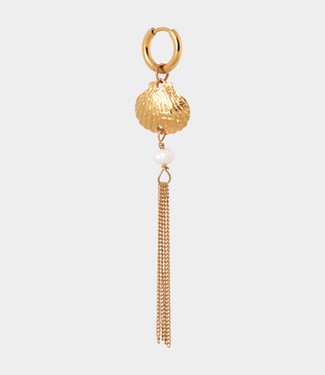 Label Kiki Long shell hoop gold