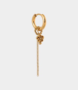Label Kiki Chain bloom hoop gold