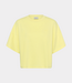 Gestuz GZgilsa sweat tee wax yellow – oversized dames T-shirt met sweatkwaliteit, dropped shoulders en moderne Scandinavische uitstraling