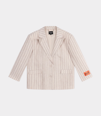 Alix the Label Striped blazer sand